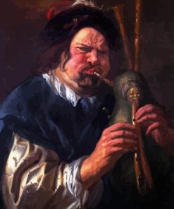 Bagpipe Man 5D Diamond Painting