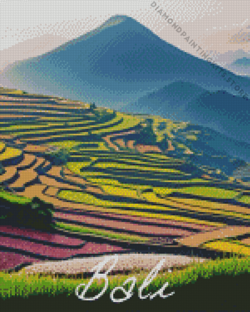 Bali Rice Terraces 5D Diamond Painting