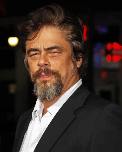 Benicio Del Toro 5D Diamond Painting