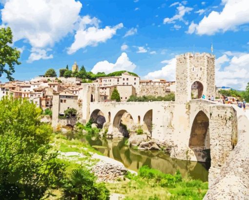 Besalu Girona 5D Diamond Painting