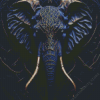 Black and Gold Elephant 5D Diamond Painting