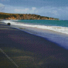 Black Sand Beach 5D Diamond Painting