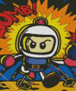 Bomberman Video Game 5D Diamond Painting