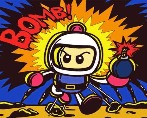 Bomberman Video Game 5D Diamond Painting