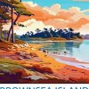 Brownsea Island Poster 5D Diamond Painting