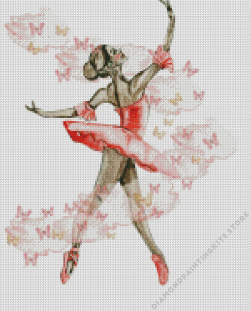 Butterfly Ballerina 5D Diamond Painting