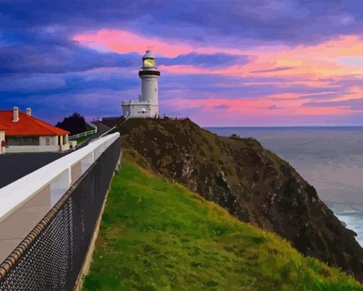 Byron Bay Lighthouse 5D Diamond Painting