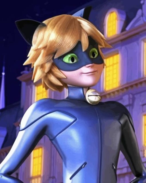 Cat Noir Adrien Agreste Miraculous 5D Diamond Painting