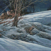 Catching The Scent Terry Redlin 5D Diamond Painting