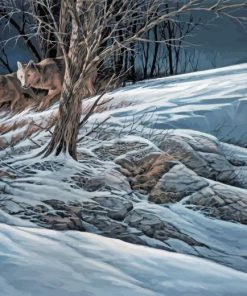 Catching The Scent Terry Redlin 5D Diamond Painting