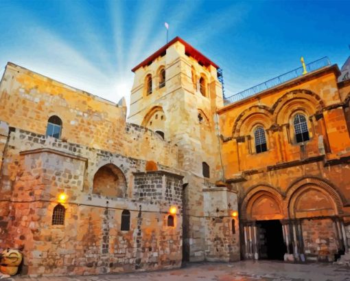 Church Of The Holy Sepulchre Diamond Painting