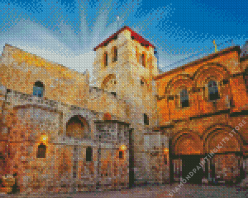 Church Of The Holy Sepulchre Diamond Painting