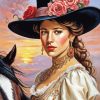 Classic Cowgirl 5D Diamond Painting