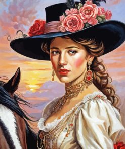 Classic Cowgirl 5D Diamond Painting