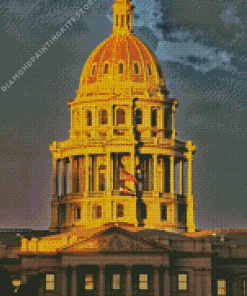 Colorado State Capitol 5D Diamond Painting