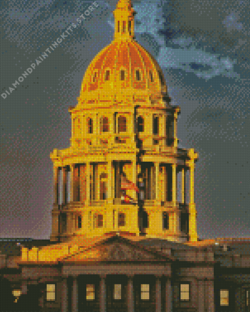 Colorado State Capitol 5D Diamond Painting