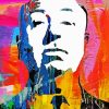 Colorful Alfred Hitchcock 5D Diamond Painting