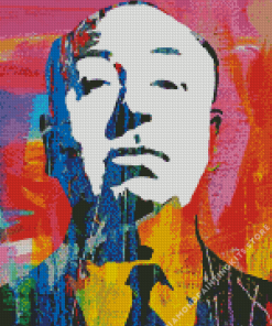 Colorful Alfred Hitchcock 5D Diamond Painting