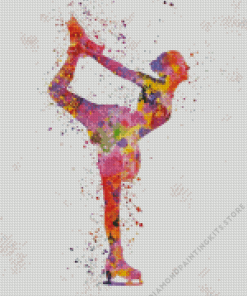 Colorful Figure Skating 5D Diamond Painting