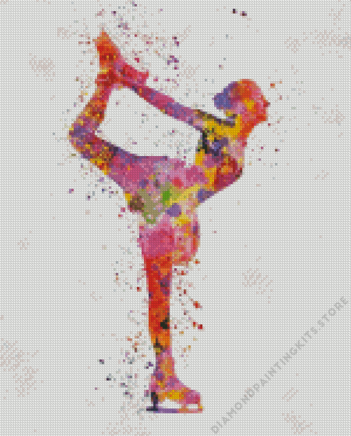 Colorful Figure Skating 5D Diamond Painting