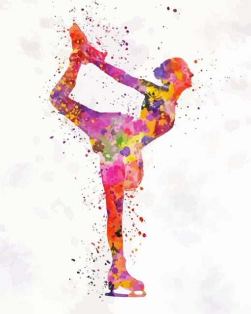 Colorful Figure Skating 5D Diamond Painting