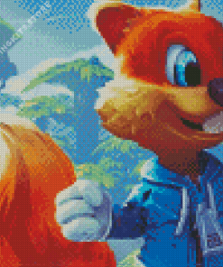 Conkers Bad Fur Day 5D Diamond Painting