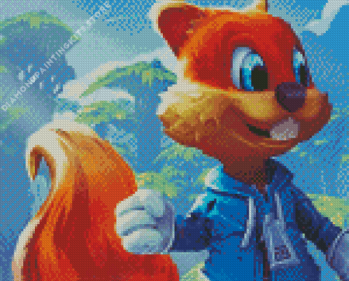 Conkers Bad Fur Day 5D Diamond Painting