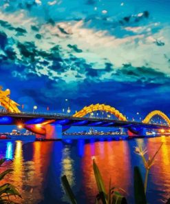 Da Nang Dragon Bridge 5D Diamond Painting