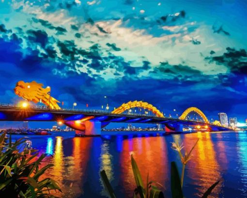 Da Nang Dragon Bridge 5D Diamond Painting