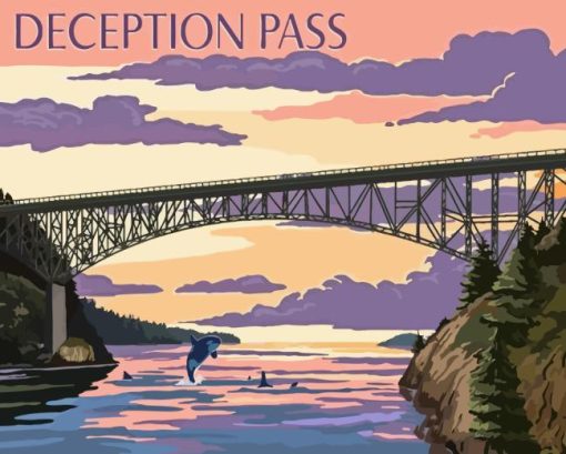 Deception Pass Poster 5D Diamond Painting