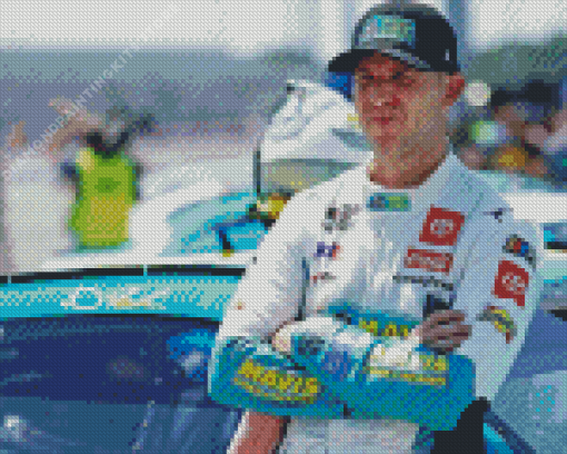 Denny Hamlin The Racer 5D Diamond Painting