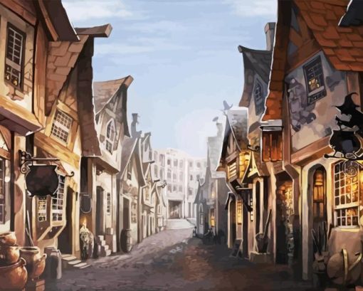 Diagon Alley 5D Diamond Painting