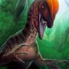 Dilophosaurus In Jungle 5D Diamond Painting