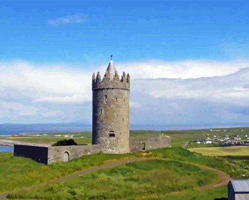 Doonagore Castle 5D Diamond Painting