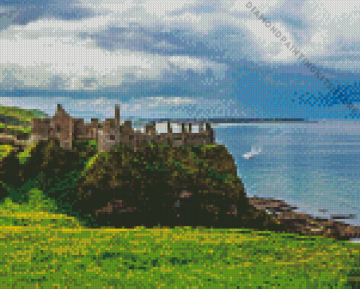 Dunluce Castle Ireland 5D Diamond Painting