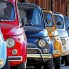 Fiat 500 Cars 5D Diamond Painting