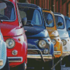 Fiat 500 Cars 5D Diamond Painting