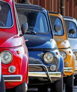 Fiat 500 Cars 5D Diamond Painting