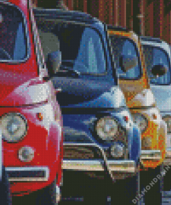 Fiat 500 Cars 5D Diamond Painting