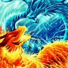 Fire Ice Dragons 5D Diamond Painting