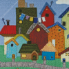 Folk Houses 5D Diamond Painting