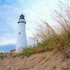 Fort Gratiot Lighthouse 5D Diamond Painting