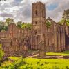 Fountains Abbey Building 5D Diamond Painting