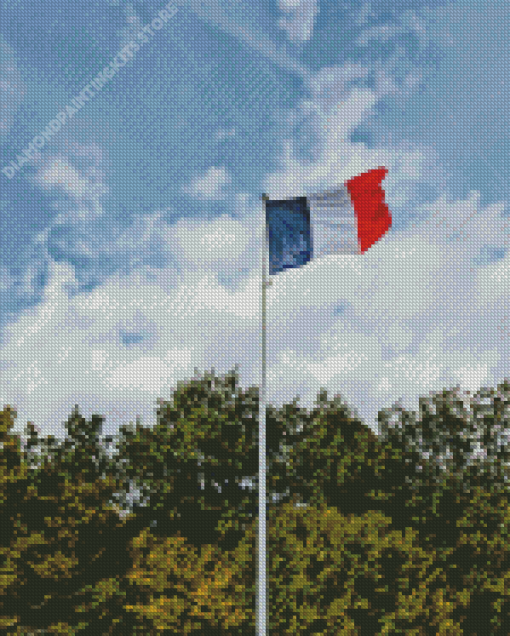 French Flag Diamond Painting