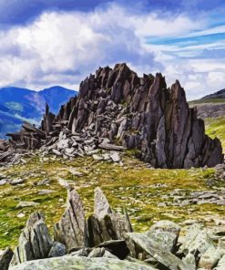 Glyder Fawr Snowdon 5D Diamond Painting