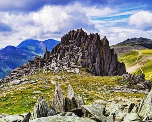 Glyder Fawr Snowdon 5D Diamond Painting