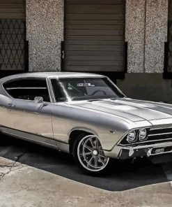 Grey Chevelle Super Sport 5D Diamond Painting