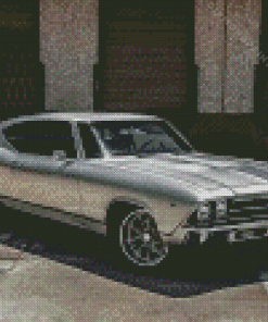 Grey Chevelle Super Sport 5D Diamond Painting