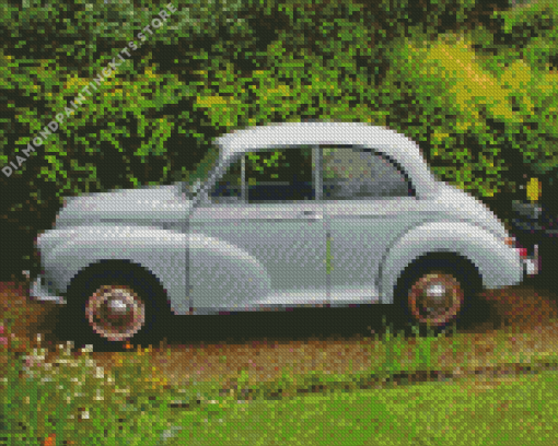 Grey Morris Minor 5D Diamond Painting