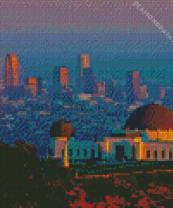 Griffith Observatory 5D Diamond Painting